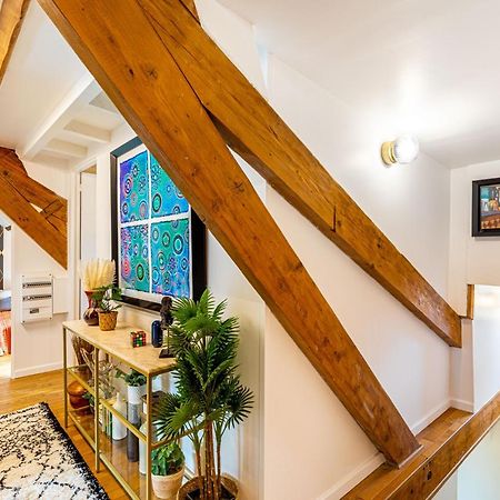 Art & Curiosity Cabinet Style Appartement With Paris View, Villa Des Ammonites Meudon Exterior foto