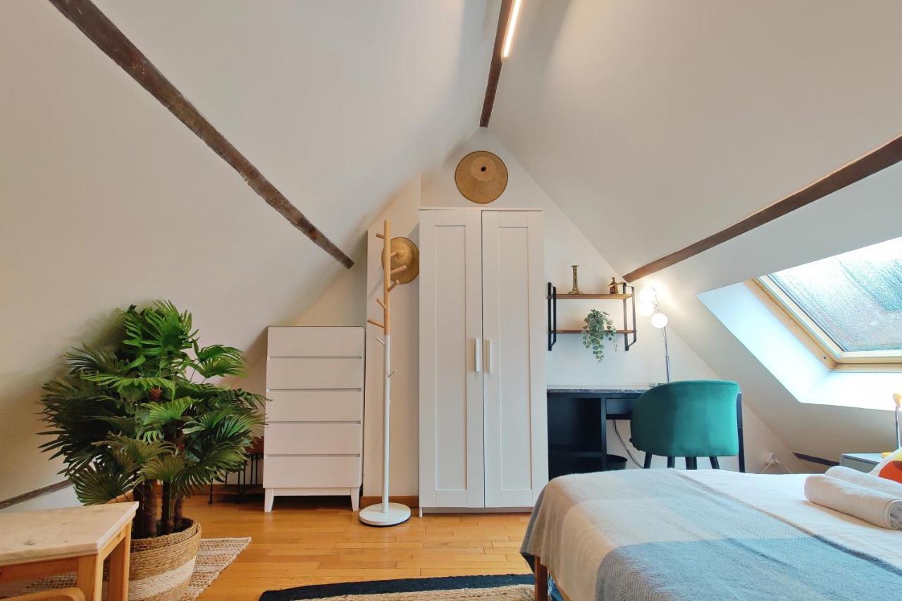 Art & Curiosity Cabinet Style Appartement With Paris View, Villa Des Ammonites Meudon Exterior foto