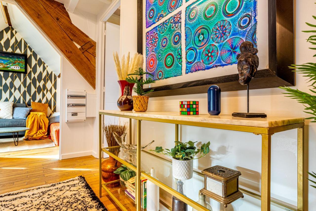 Art & Curiosity Cabinet Style Appartement With Paris View, Villa Des Ammonites Meudon Exterior foto